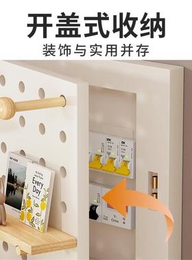 奶油洞表箱装饰画免打孔板置物架电闸遮挡配电箱洞电挂画202SN911