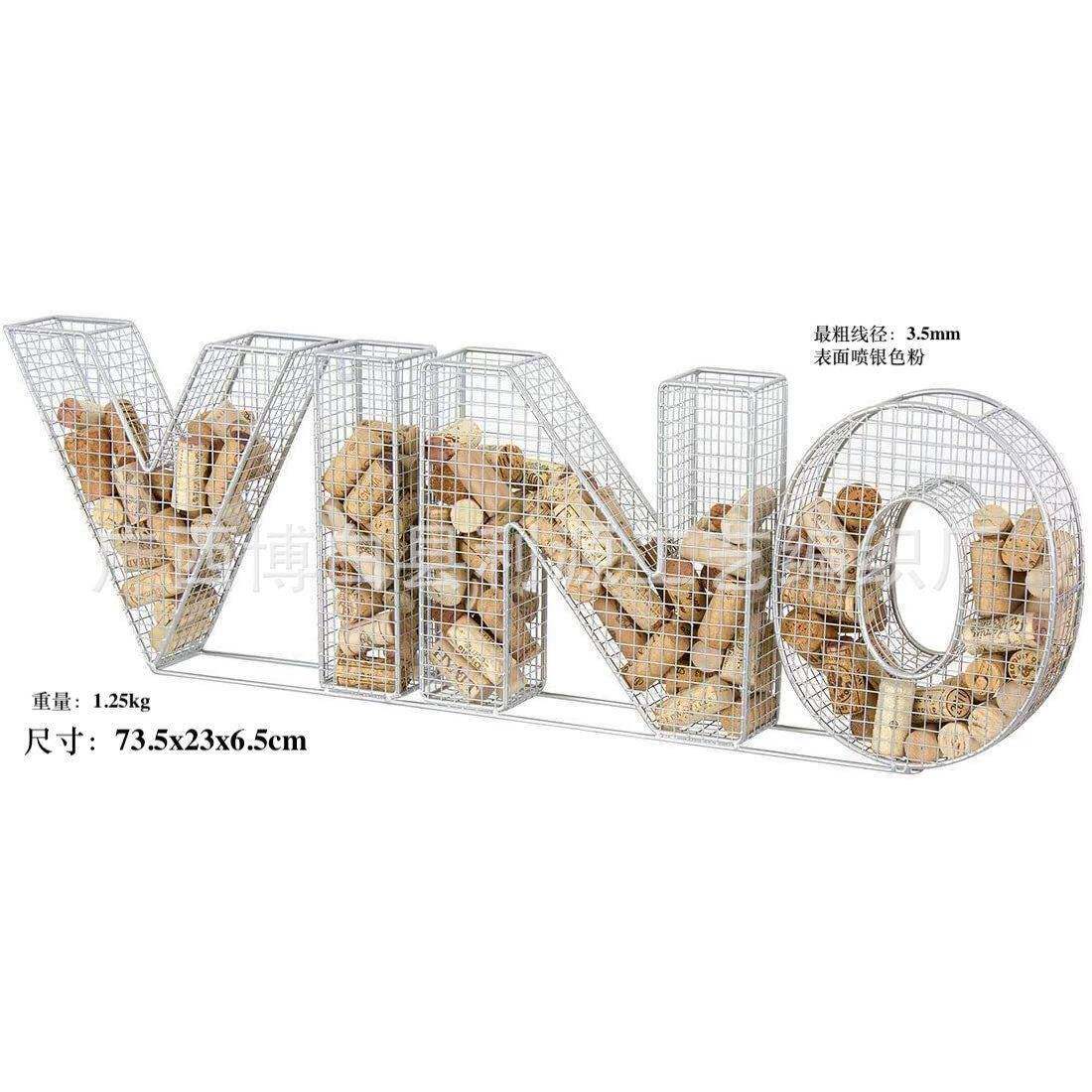 铁网文字物母收纳篮铁艺英英文字母装饰字母蚨线字母篮储筺v002插