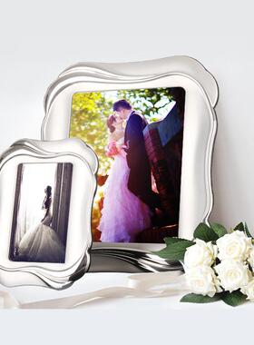 相空欧式金属挂框墙框8寸10KVS寸相架婚纱情侣家用摆台照画框片