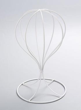 简约黑色铁艺帽子架现代家用收纳定型帽撑服装店简易展示陈列帽架