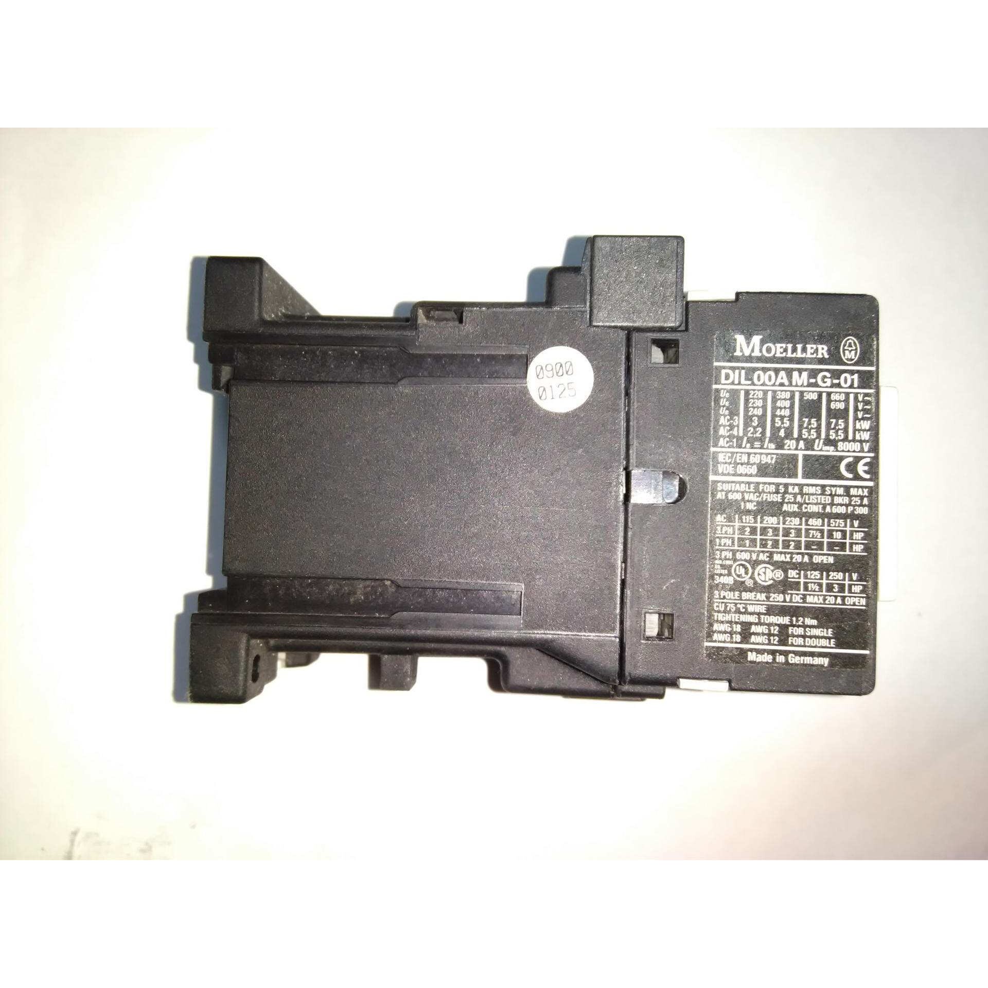 MOELLER/金钟穆勒 24VDC 电磁直流接触器继电器 DIL-00AM-G-01