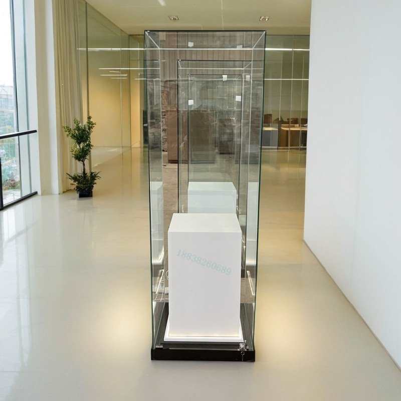 博物馆展示柜古董陶瓷古玩模型文玩艺术品高透明玻璃展示柜定、制