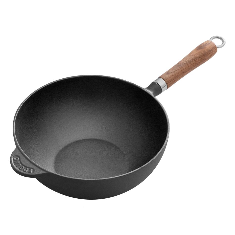 典匠铸铁小炒JS125层锅铁锅老无式家用加厚平底生铁涂炒菜锅磁炉2