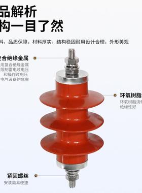 厂家供应20KV氧化锌避Y雷器H5WSYH5WS-26-2外6/66/34/85高压户避