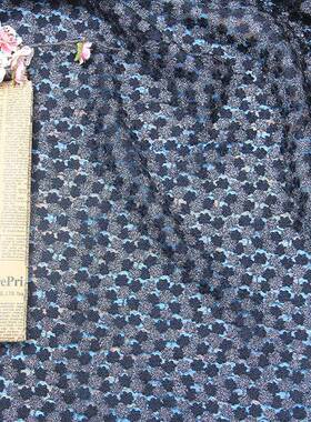 质黑家白钻石网平绣绣布秋花季新款服装a0017用布厂直销绣优匠现