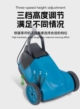 跨新OQJ款动电院割草多功能推草机家用庭手推机草坪修剪机草坪机