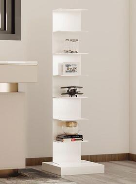 北欧客隐形书书架落地柜靠墙厅书房纳转角收创意窄小型多层置IPQ