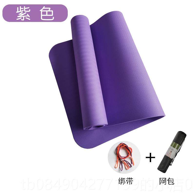 高档瑜猫-品tpe单色环保无味防滑瑜伽垫61*6CM瑜伽伽健馆身舞蹈正
