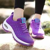 高档春夏新款 女妈妈 女软底防运滑广场舞透蹈鞋 女鞋 飞闲织气动休鞋