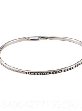 高档Werksatt tM9unchen镯男手女德国暗黑先锋小众手工25纯银手镯