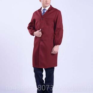 正品加大加肥长褂工服作搬运服男管女长款蓝大大褂仓厂服松紧袖口