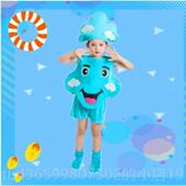 正品 台戏剧节舞目服装 儿童道火具焰服装 太阳月亮星星云水滴服装