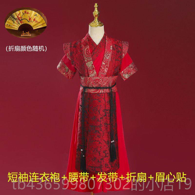 正品儿童汉代女孩花木兰服Cos服仙女风装格女孩剑飞装鱼服骑士古图片