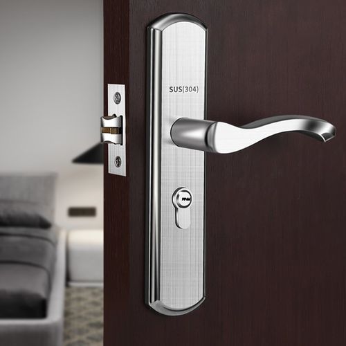 单舌门锁家用卧室通用型房间室内房门木门锁具门把手老式换锁手柄