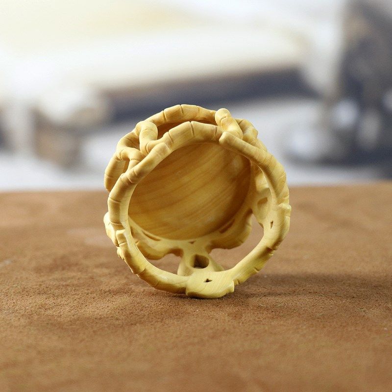 黄杨木雕圆鼓凳底座花盆鱼缸花瓶摆件奇石佛像实木镂空竹节圆底座,家居饰品,木雕,淘宝优惠券,粉丝福利购,淘宝优惠卷