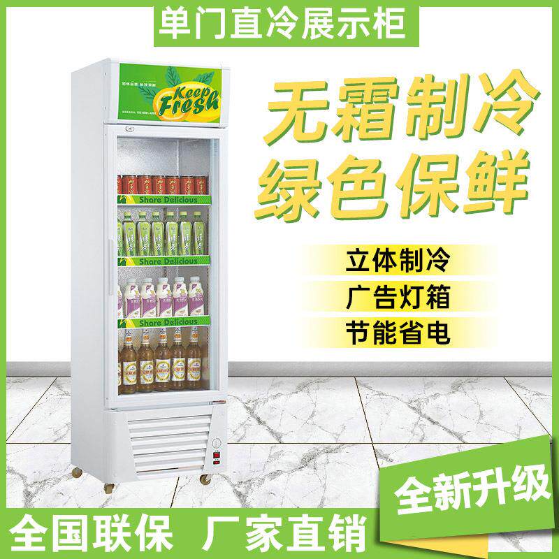 便利店饮料展示柜 小型立式冷饮陈列冷柜 单门双门饮料冷藏展柜