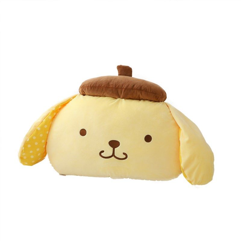 卡通日系少女心可爱布丁狗玩偶靠垫汽车枕头安全带套车载抱枕毯子