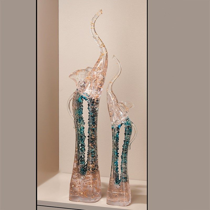 玄关艺术大象摆件现代创意家居客厅电视柜落地橱窗装饰品高档轻奢,家居饰品,落地摆件,淘宝优惠券,粉丝福利购,淘宝优惠卷