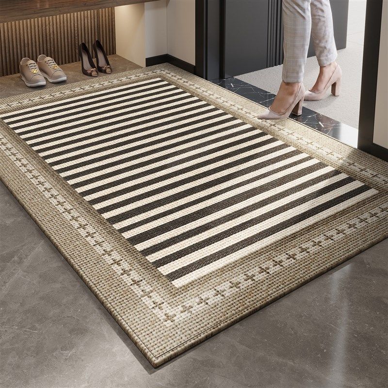 轻奢门口地垫进门入户门高级感耐脏防滑地毯门外入门垫可裁剪垫子