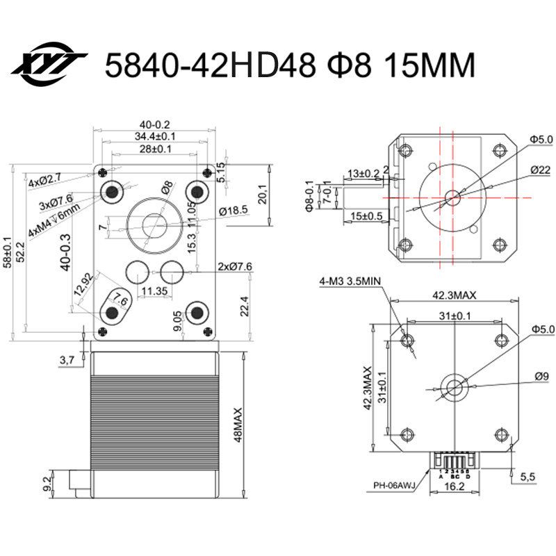 直流减速42步进自锁电机5840涡轮蜗杆微型大扭力调速无电磁刹车,电子元器件市场,电机/马达,淘宝优惠券,粉丝福利购,淘宝优惠卷