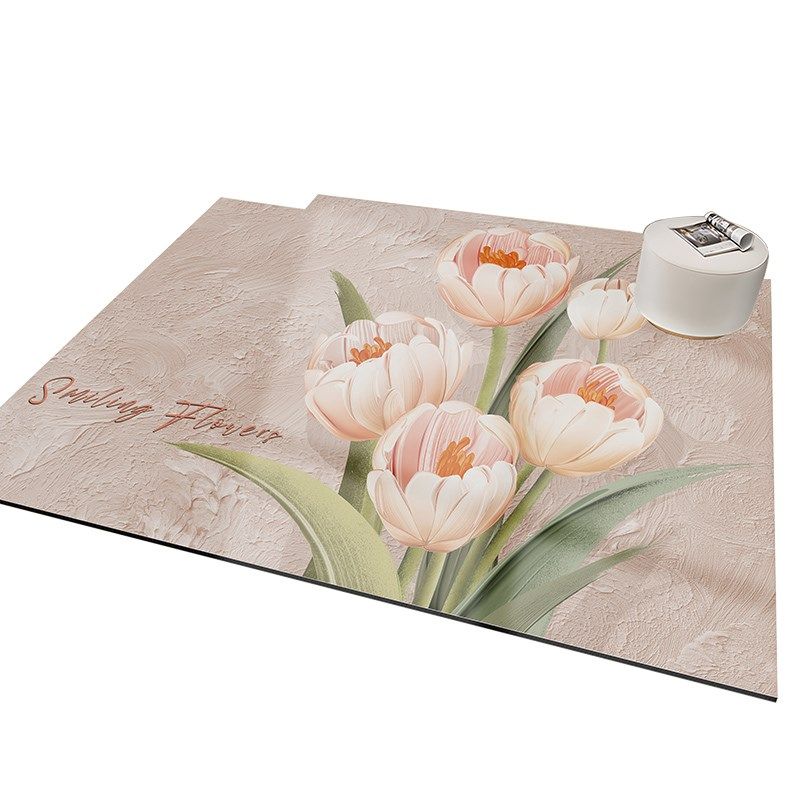 入户门垫皮革地垫玄关门口进门垫家用pvc可擦免洗油画风防滑脚垫,居家布艺,入户地垫,淘宝优惠券,粉丝福利购,淘宝优惠卷