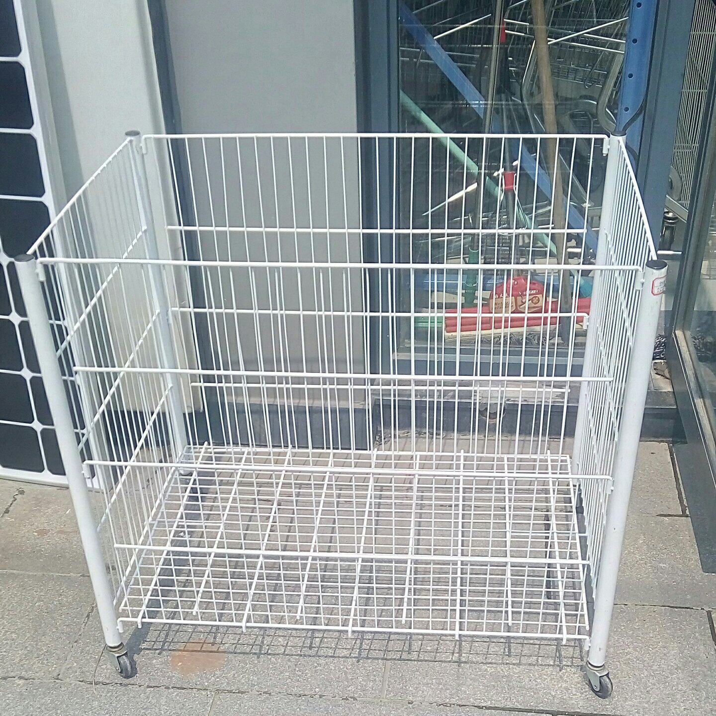 60*90带轮网格仓储促销笼现货