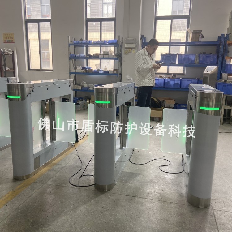 出入口管理人行通道摆闸 不锈钢自动翼闸 智能人脸识别通道道匝