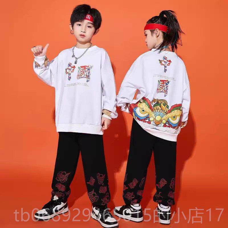 正品国潮儿童啦啦队演出服中小学生运动会开幕团式班体表演中服国