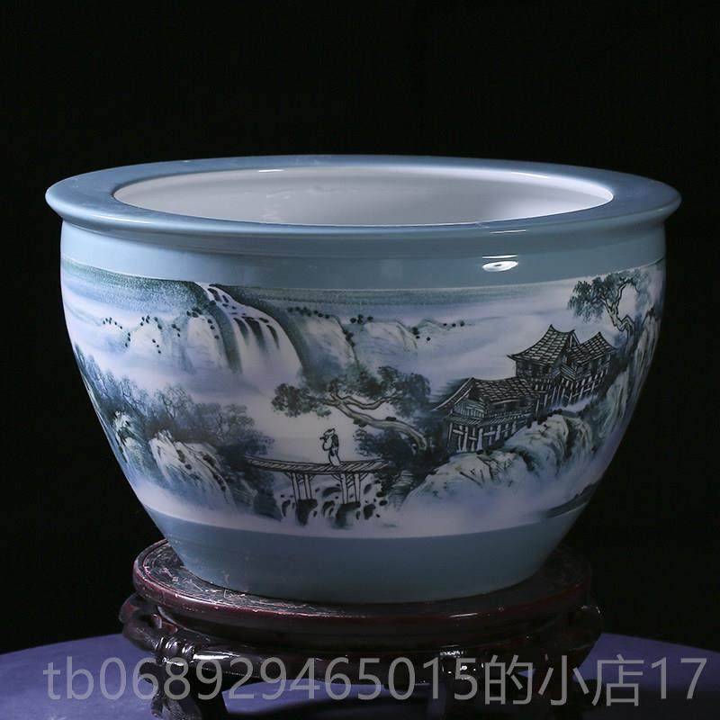 正品陶鱼缸养摆鱼盆客公厅办室高档装饰件荷花睡莲盆家用大号景德,宠物/宠物食品及用品,桌面缸,淘宝优惠券,粉丝福利购,淘宝优惠卷