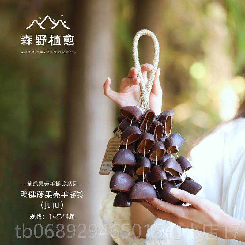 正品杜森野愈 果摇铃 种子果壳实卡斯铃铛串棒铃乐器疗植瑜伽多音