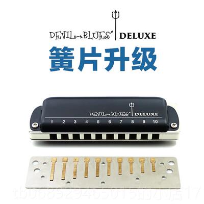 正品入门Devil Blu斯s 10十孔口琴成人初学 蓝调布鲁口琴eD乐B 演