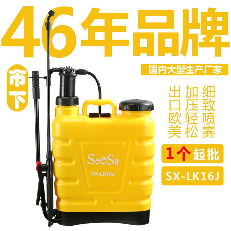 市下16J手动气压农用果树背负式打农药园林喷雾器喷药洒水器