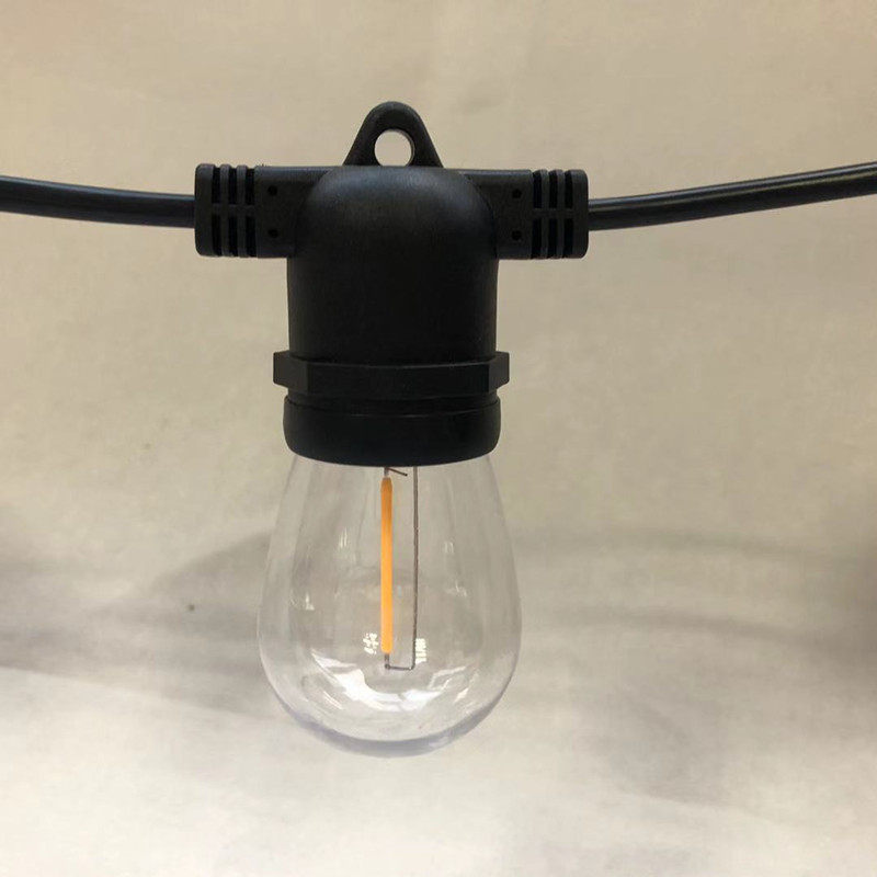 新款e27欧规户外防水灯串线庭院灯串线养殖草坪防水灯串线
