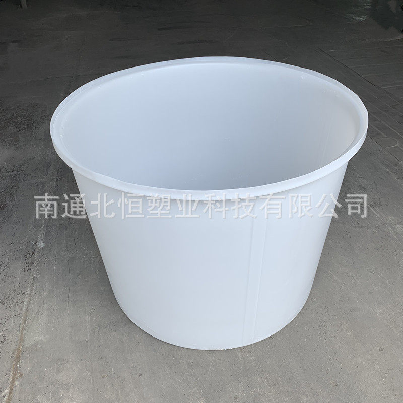 批发1200L塑料圆桶1.2吨敞口牛筋桶水产养殖塑胶桶泡菜腌制缸