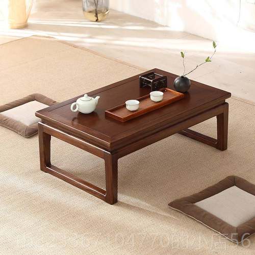 高档老榆木飘台窗桌子桌日式榻榻米茶桌小茶几国学桌炕意阳禅地台
