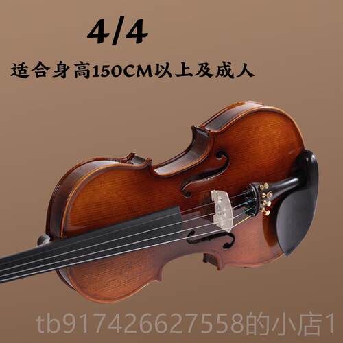 新款手圣维斯SW100门工实木小提琴初学演者儿童入专业级考级奏成