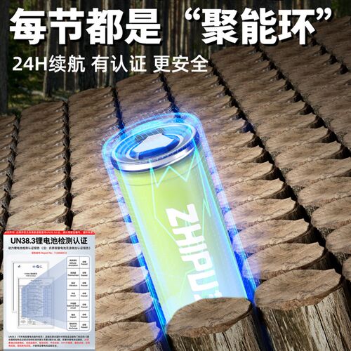 电锯家用小型手持大功率充电式锂电池大容量链条剧锯树神器伐木据