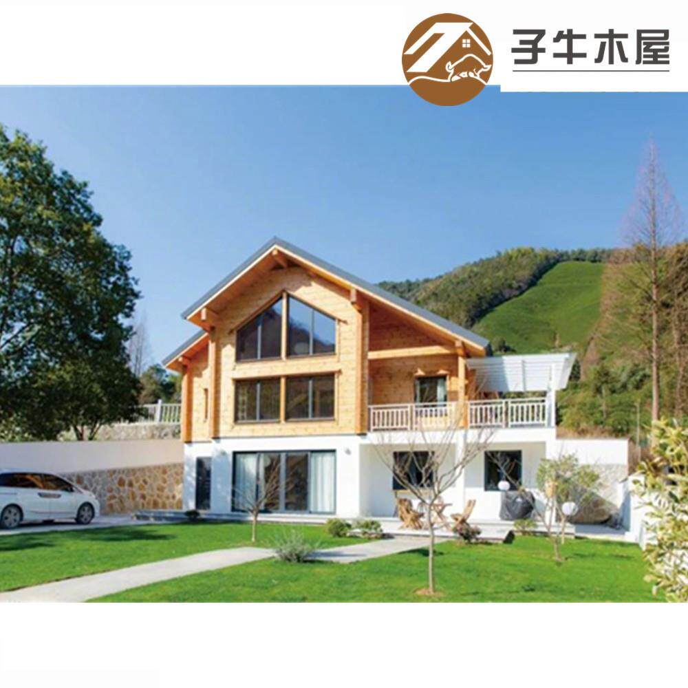 户外休闲移动房住人简易房木屋成品三角乡村二层房屋