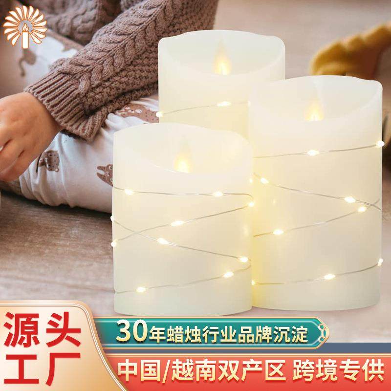 现货遥控电子蜡烛浪漫灯串生日布置求婚表白蜡烛灯led灯发光