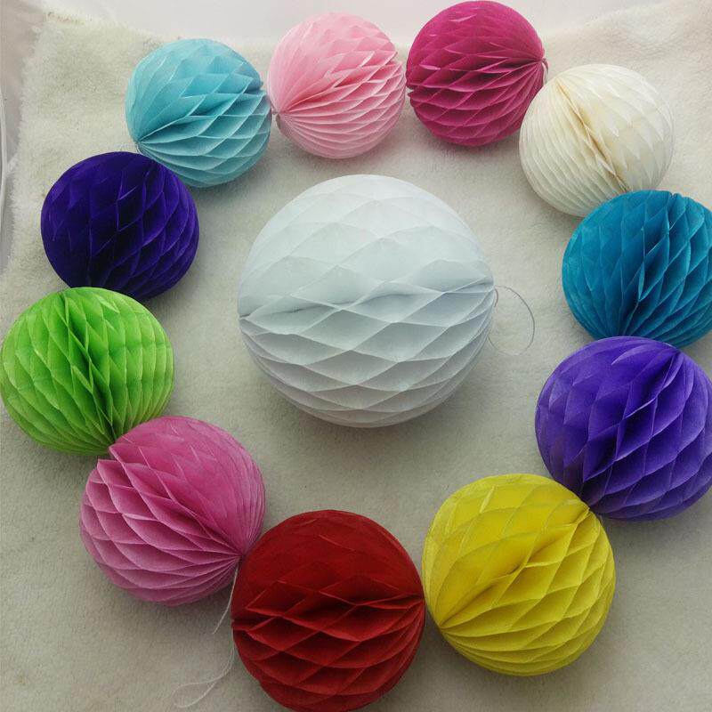 蜂巢拉花蜂窝纸花球20cm婚庆道具用品婚礼派对布置商场橱窗装饰