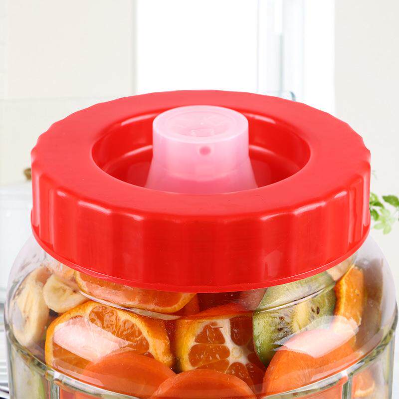 9WOR自动排气水果酵素桶发酵密封罐无铅玻璃泡酒自酿葡萄酒瓶加厚