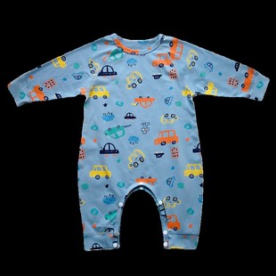 宝宝睡袋婴儿春秋款 通用防踢被纯棉分腿男童女童儿童连体睡衣 四季