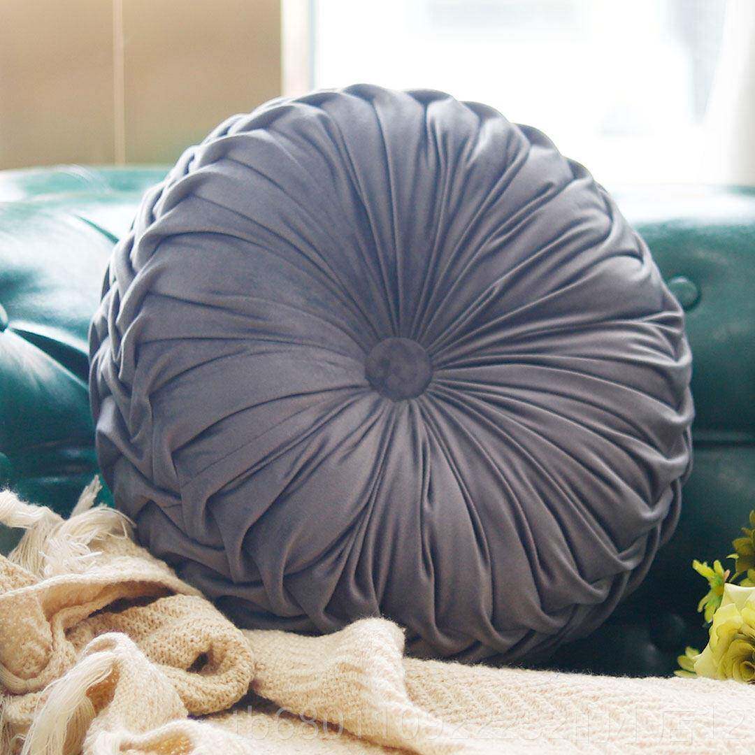 正品圆形靠枕抱间枕欧式沙发南瓜靠垫汽腰直车播枕装饰飘窗垫蒲团