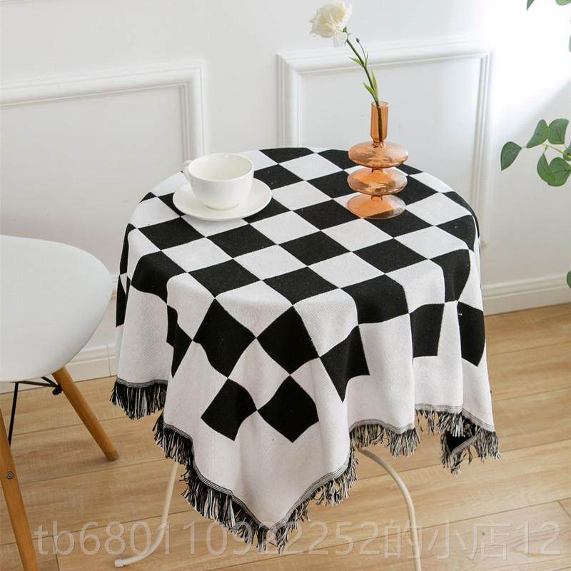 正品民族几何台ns风蕾丝桌布茶i几盖布级圆桌布长方形高感卧室梳