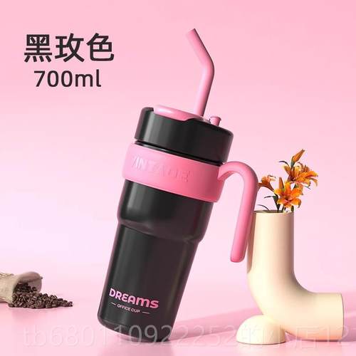 正品瓷内胆保温杯女生可爱高颜值便携0随行陶咖啡杯学生杯子2水25