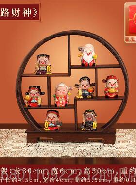 正品财神摆件新中式玄客厅办公室居乔迁新开业搬关家装饰招财礼爷