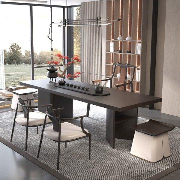 新中式茶桌椅大板茶台茶桌功夫简约泡茶轻奢茶室禅意办公一体茶台,住宅家具,家用茶台/茶桌,淘宝优惠券,粉丝福利购,淘宝优惠卷