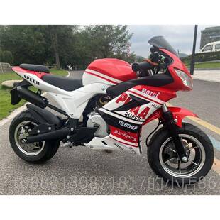 正品2025新款厚小邦灯款赛小彷型机车儿童49CC你机迷车小跑车汽油