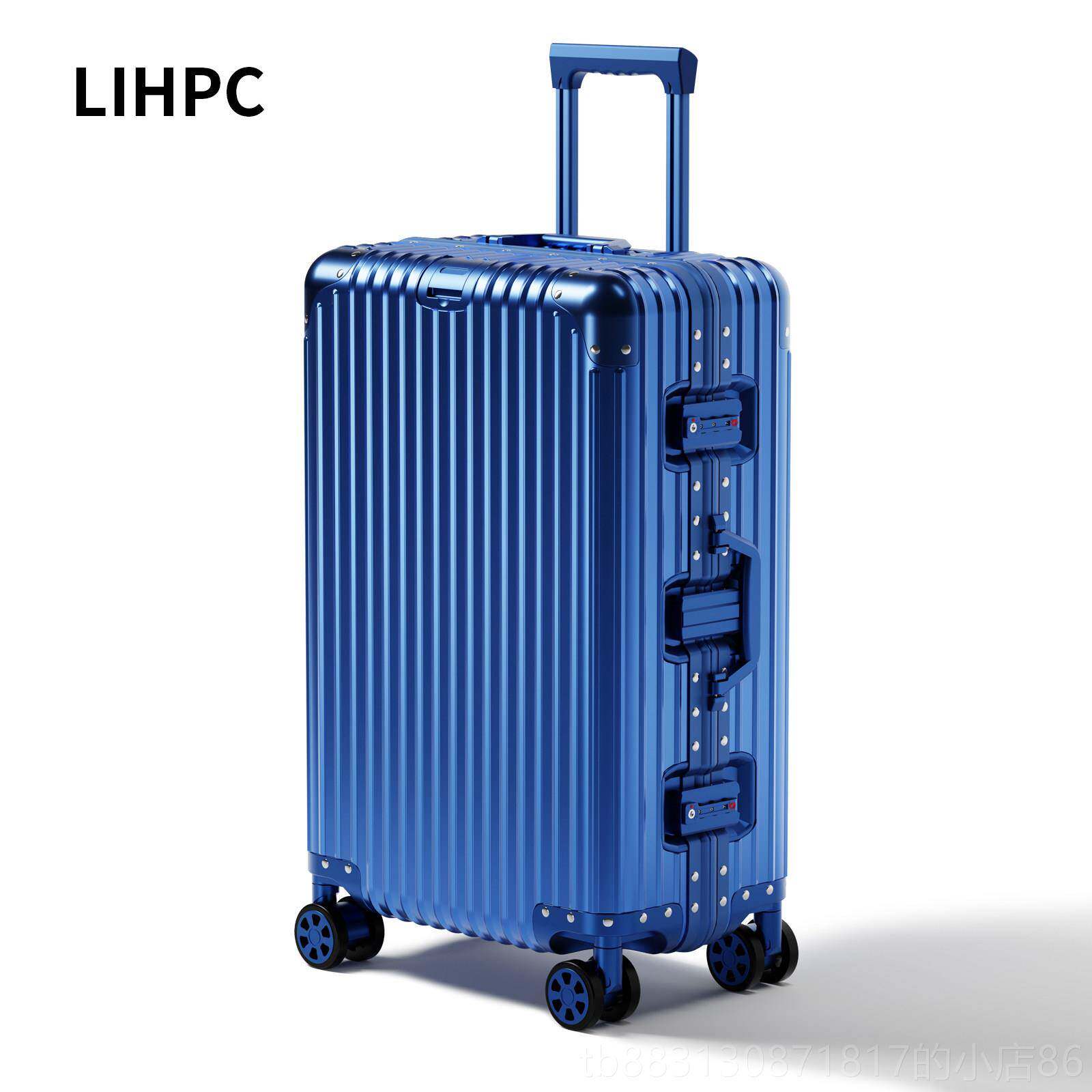 正品德国全铝镁合金行箱男女20登李机拉杆箱24密3码箱子加旅行厚