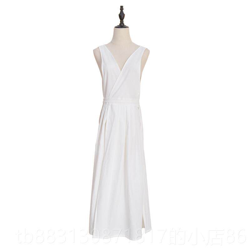 正品法式田园艺棉复麻古围裙花艺文师美甲工作服烘焙可爱小日韩系